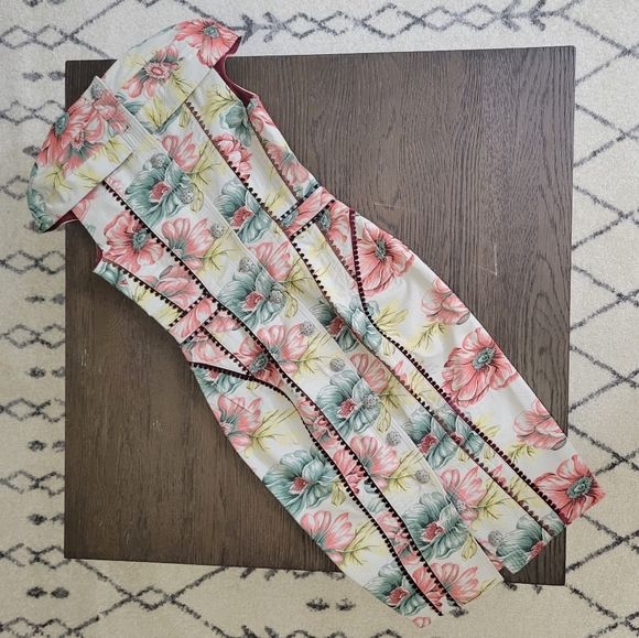 **SOLD** NWD Byron Lars Brocade Garden Sheath Dress, Sz. 4 - Picture 11 of 13